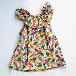 Tea Collection Multicolor Bird Print Kids Top